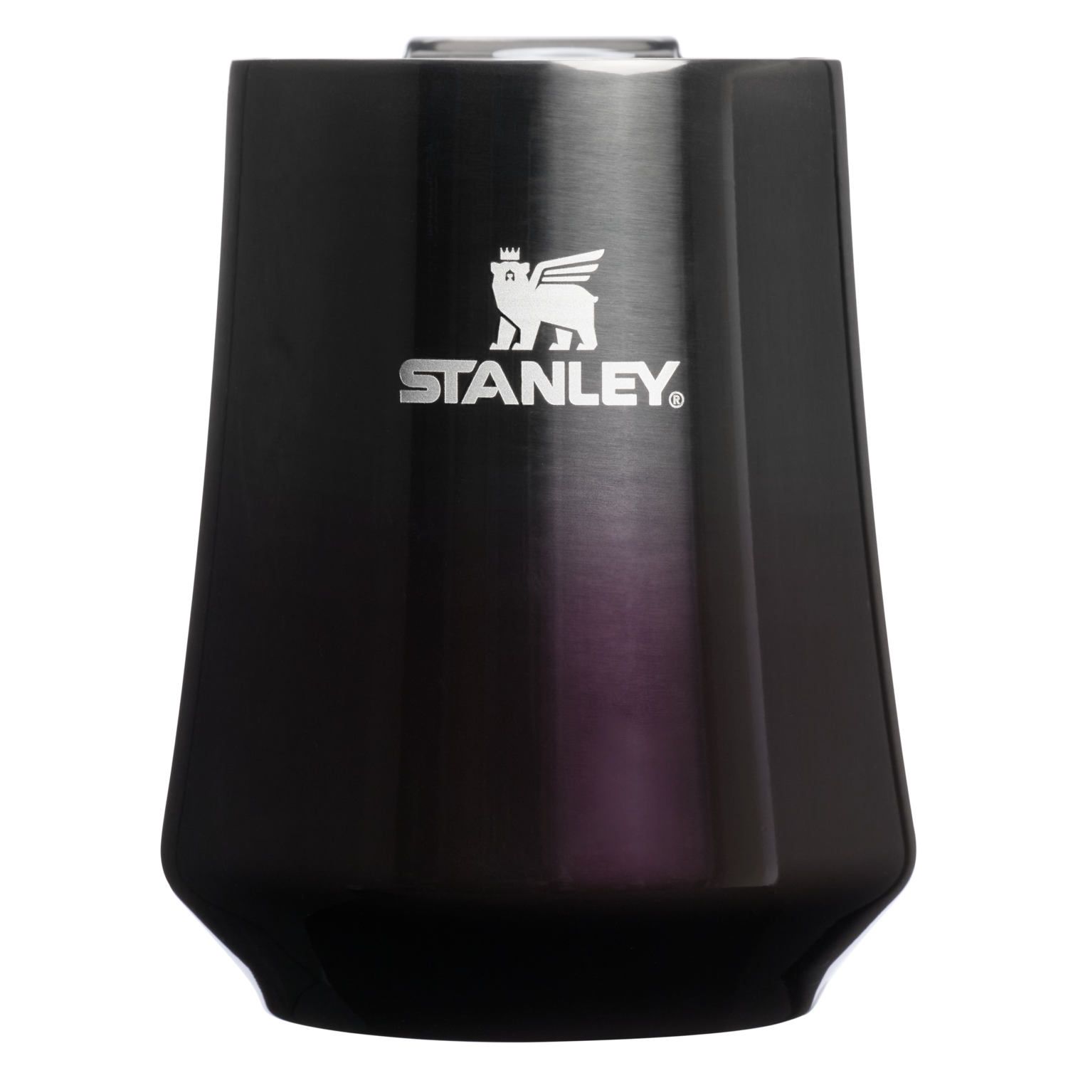 Elegant Stemless The Halloween Reserve Wine Tumbler D364P - Reserve Collection Stainless Steel Whiskey Cup - Purple Night Shine