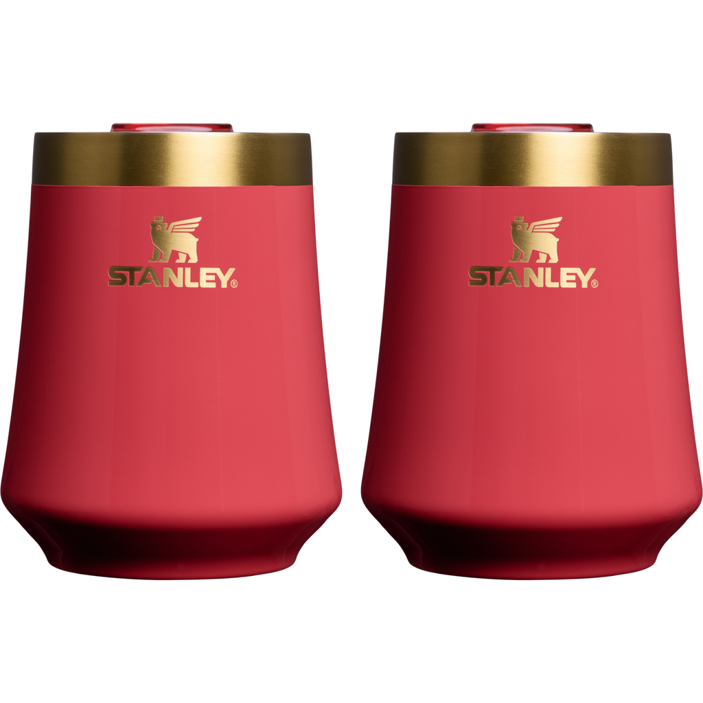 Elegant Stemless The Cheers & Cheer Reserve Wine Tumbler | 2-pack D190T - Elegant Stemless Vacuum Insulated Wine Tumbler Detail