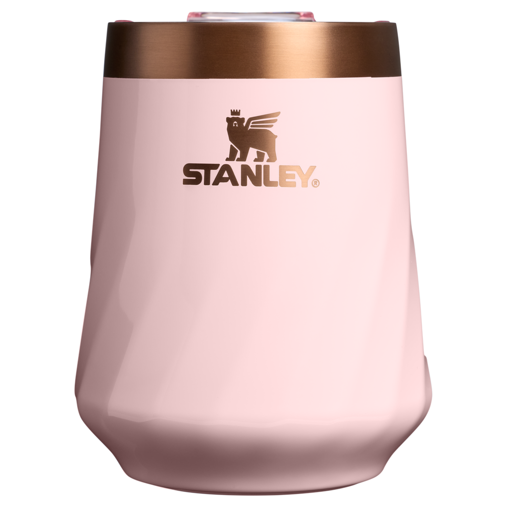 Flavor-Preserving The Valentine’s Day Textured Reserve Wine Tumbler D233K - Premium Insulated Egg-Shaped Wine Glass for Outdoors - Pink Velvet Gloss