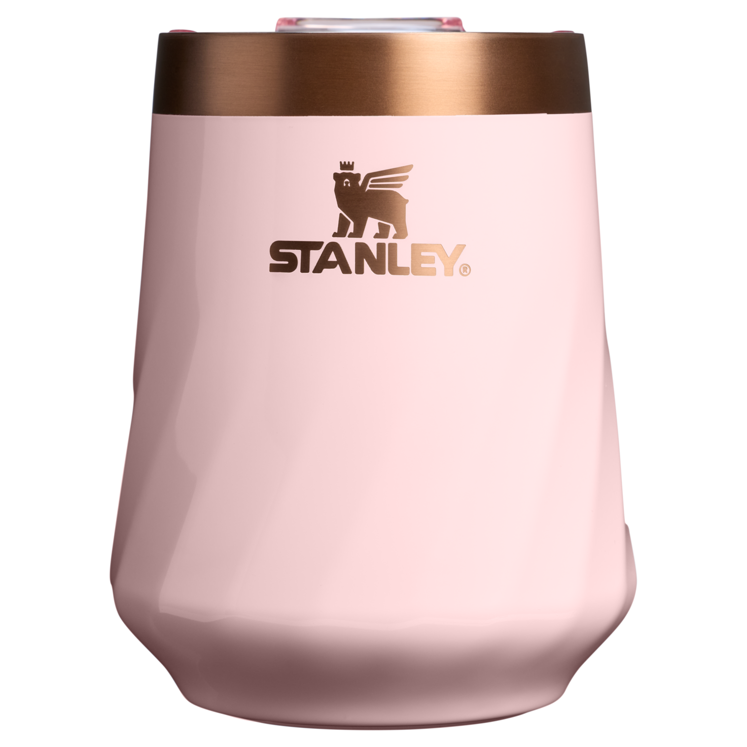 Flavor-Preserving The Valentine’s Day Textured Reserve Wine Tumbler D233K - Premium Insulated Egg-Shaped Wine Glass for Outdoors - Pink Velvet Gloss